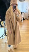 Boucle oversize maxi coat