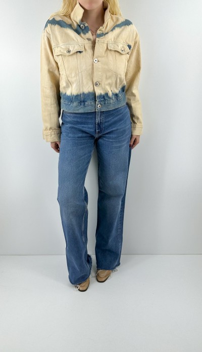 Batik desenli kot ceket