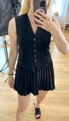 Black classic vest