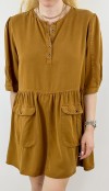 Camel tencel dress