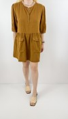 Camel tencel dress