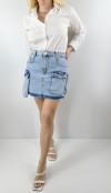 Cargo mini skirt
