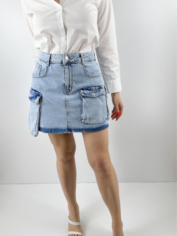 Cargo mini skirt