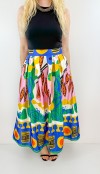 Special print maxi skirt