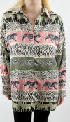 Safari sateen tunic shirt