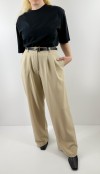 Beige palazzo pants