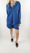 Striped shirt short set