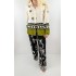 Etnic print shirt pants set