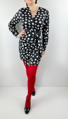 Polka dot printed dress