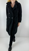 Black teddy coat