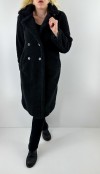 Black teddy coat