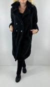 Black teddy coat