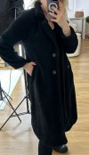 Black teddy coat