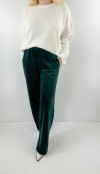 Velvet green pants