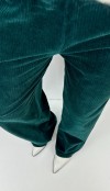 Velvet green pants