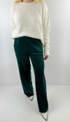 Velvet green pants