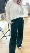 Velvet green pants