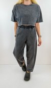 Gray tshirt pant set