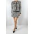 Tweed skirt jacket set