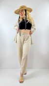 Linen jogger pants (%100 linen)