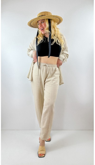 Keten jogger pantolon 