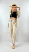 Linen jogger pants (%100 linen)