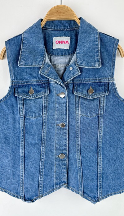 Denim vest