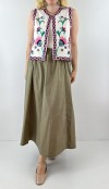 Embroidery detailed vest