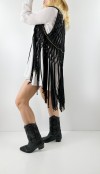 Fringed design vest