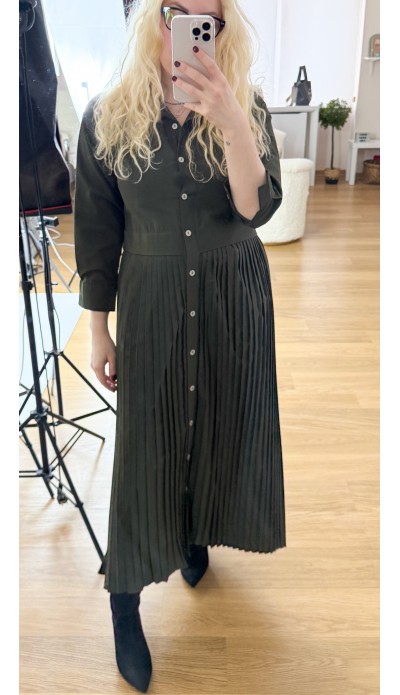 Pilili kombin gömlek elbise