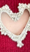 Heart shaped cut out burgandy jumper