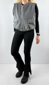 Gray design vest