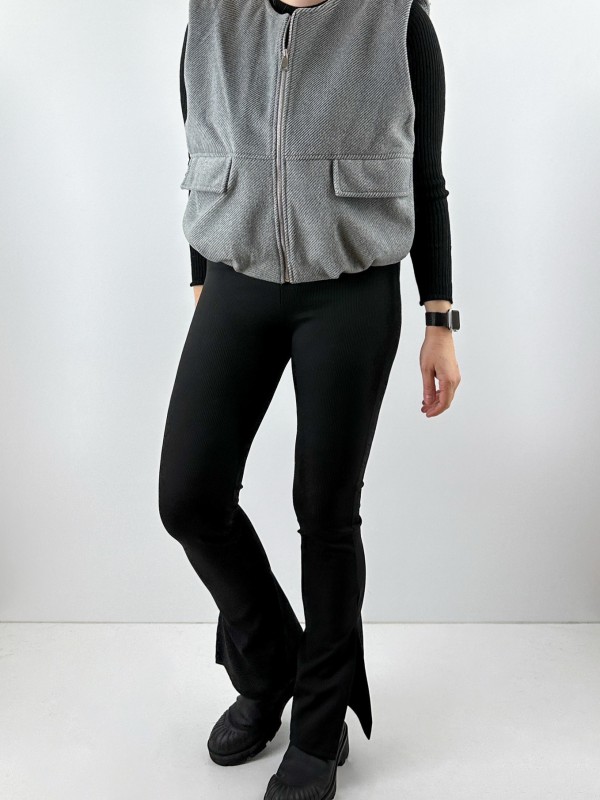 Gray design vest