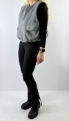 Gray design vest