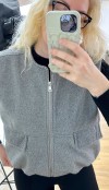 Gray design vest