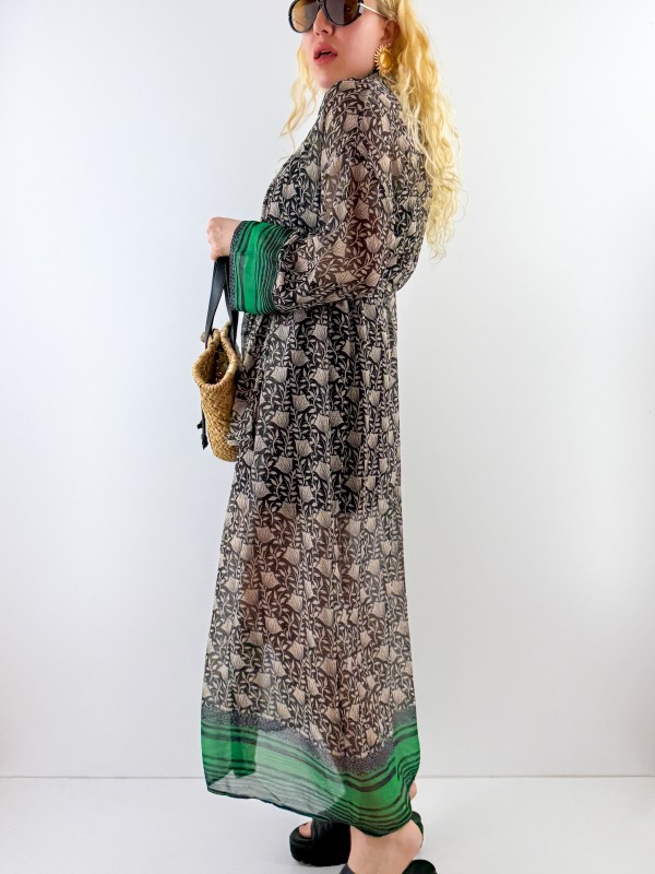 Boho chiffon kimono