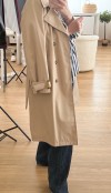 Classic beige trenchcoat