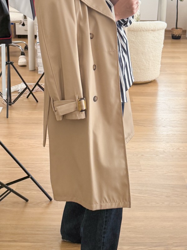 Classic beige trenchcoat