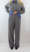 Gray palazzo pants