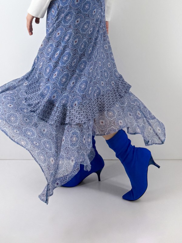 Asimetric chiffon skirt