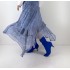 Asimetric chiffon skirt