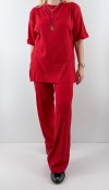 Kaşkorse bluz pantolon takım
