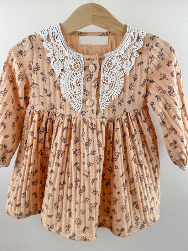 Muslin baby girl dress