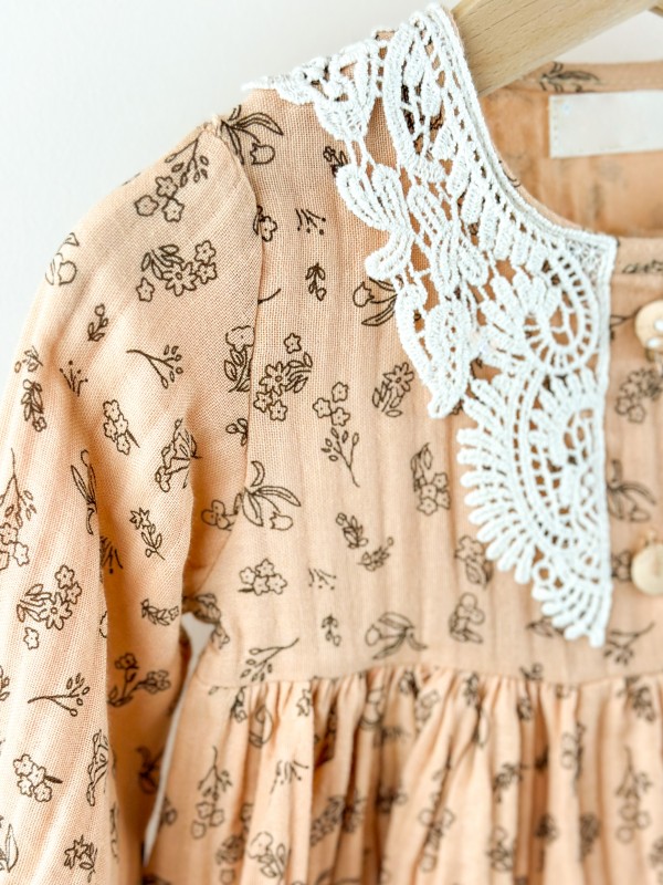 Muslin baby girl dress