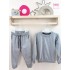 Gray baby sweatshirt pant set