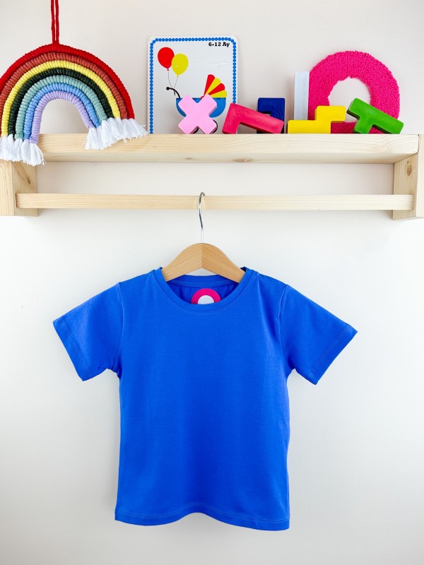 Electric blue baby tshirt