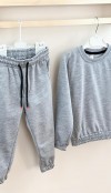 Gray baby sweatshirt pant set