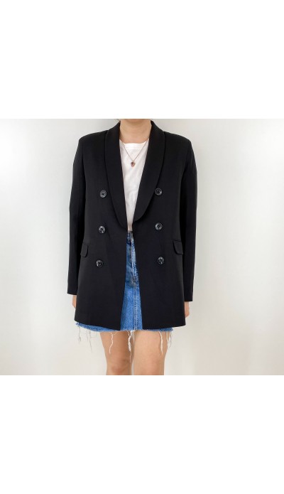 Siyah blazer ceket Siyah blazer ceket