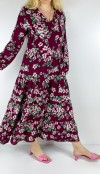 Flower printed maxi dress