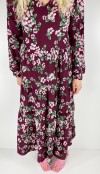 Flower printed maxi dress